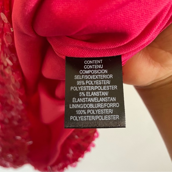Sequin Mini Dress in Vibrant Pink - Picture 7 of 13